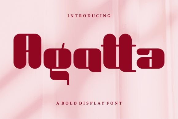 Agatta: A Bold Display Font for High-Impact Campaign Visuals