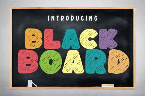 Blackboard Font: Playful Display Typeface for Kids & School Brands