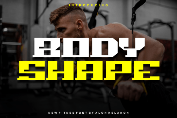 Body Shape: A Cool and Modern Display Font for Creative Branding