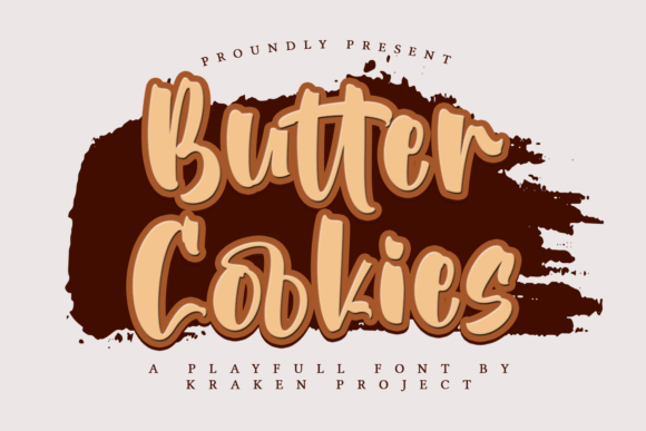Butter Cookies Font: A Cute & Jolly Display Font for Handmade Creators