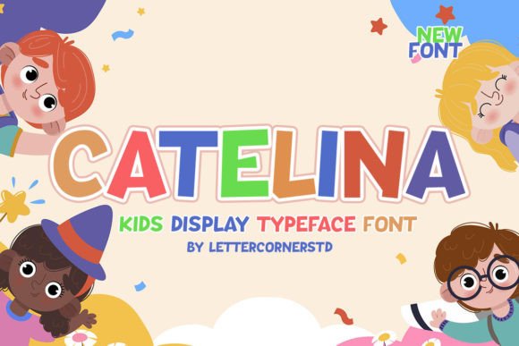 Catelina: A Playful Display Font for Kids’ Digital Experiences