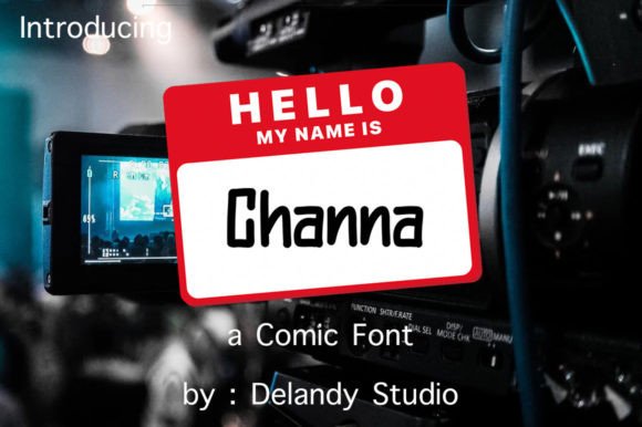 Channa: A Cheerful Display Font for Editorial Playfulness