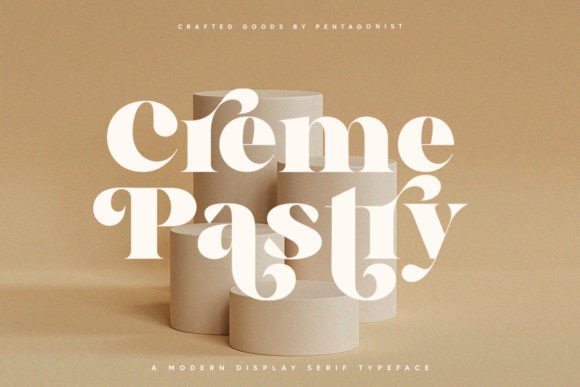 Creme Pastry Font for Luxury Branding & Feminine Campaigns