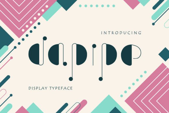Dapipe Font: A Fun, Modern Display Typeface for Youthful Branding