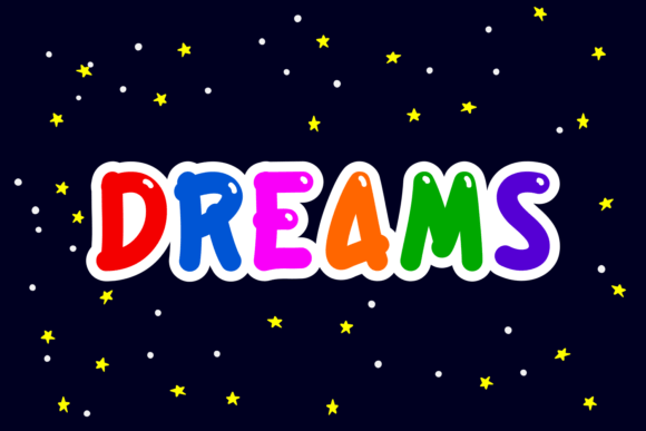 Dreams Font: A Playful Display Typeface for Creative Projects