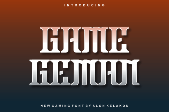 Game Geman: A Bold, Modern Display Font Worth Downloading