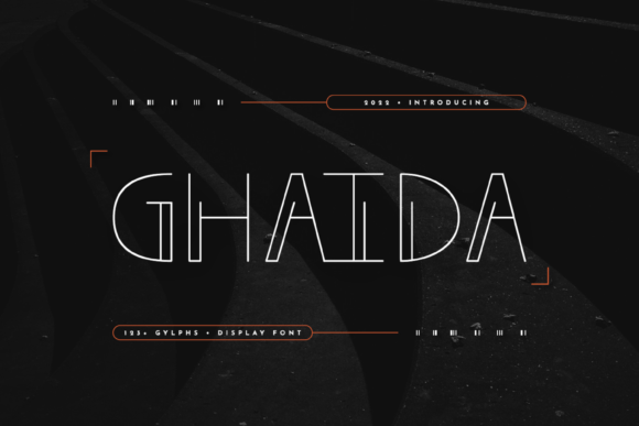 Ghaida Display Font for Small Business Branding