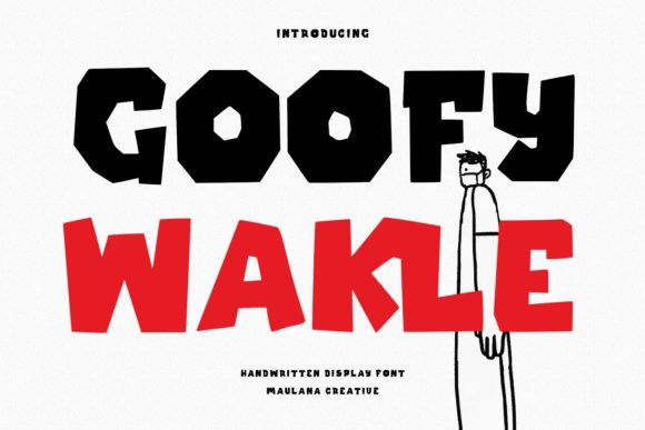 Goffy Wakle Display Font for Bold Brand Personality