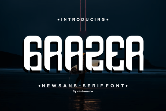 Grazer: A Bold Sans Serif Display Font for Campaign-Ready Design