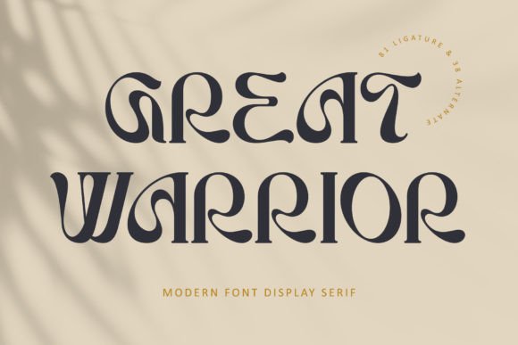 Great Warrior: A Classy Modern Serif Display Font