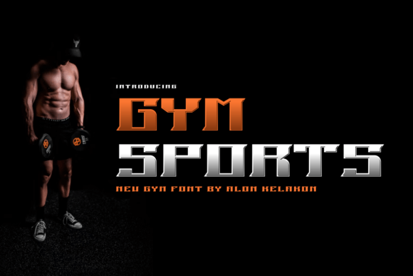 Gym Sports Display Font for Modern Web Design