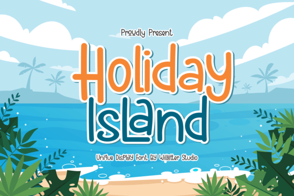 Holiday Island Handwritten Font for Makers
