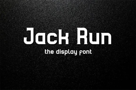 Jack Run Display Font for Editorial Impact