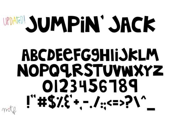 Jumpin Jack Display Font for Bold, Bright Campaigns