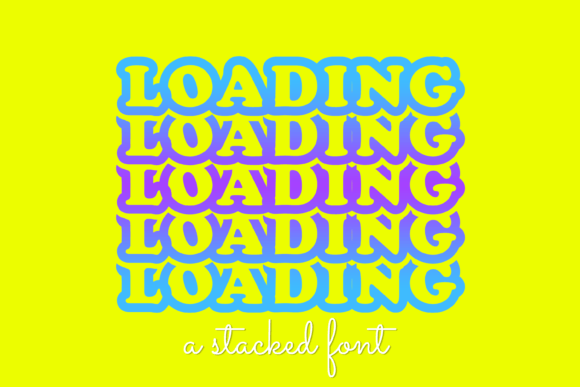 Loading Font: A Display Typeface for Scroll-Stopping Visuals