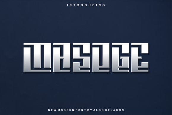 Masoge Display Font for Modern Brand Identity