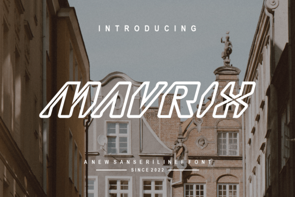 Mavrix: A Sweet & Elegant Display Font for Digital Branding