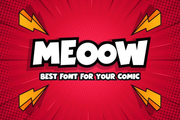 Meeow Display Font for Joyful Craft Projects