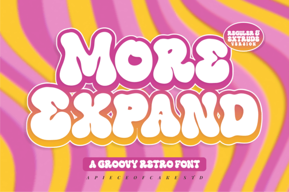 More Expand Display Font for Editorial Design