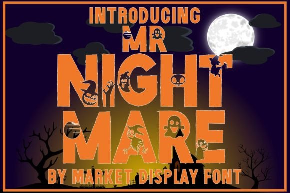 Mr Nightmare Font: A Playful Spooky Display Typeface
