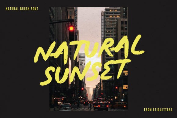 Natural Sunset Font for Branding That Feels Warm, Human, and Uniquely Yours