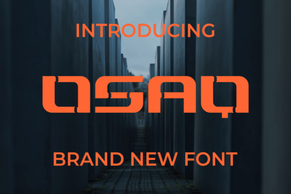 Osaq Display Font for Bold, Modern Campaign Graphics