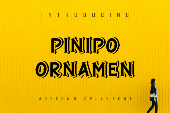 Pinipo Ornamen Display Font for Playful, Memorable Branding