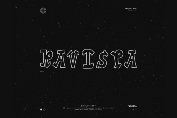 Ravispa Display Font for Playful, Whimsical Design Projects