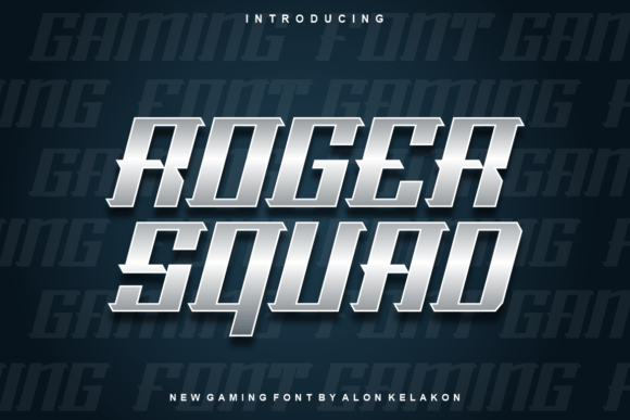 Roger Squad Display Font for Bold Creative Campaigns