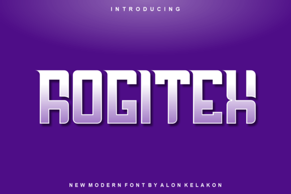 Rogitex Display Font for Modern Handmade Brands