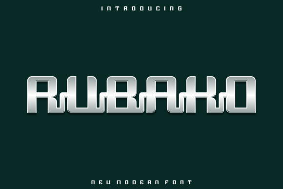 Rubako: A Stylish and Bold Display Font for Campaign Design