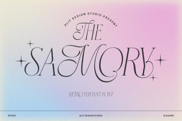 Samory: A Luxury Display Font for Feminine Branding
