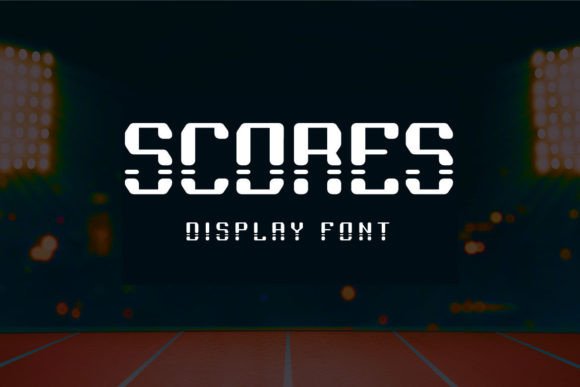 Scores Font: A Strong & Assertive Display Typeface
