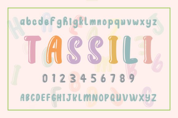 Tassili: A Sweet Handwritten Display Font for Playful Editorial Design