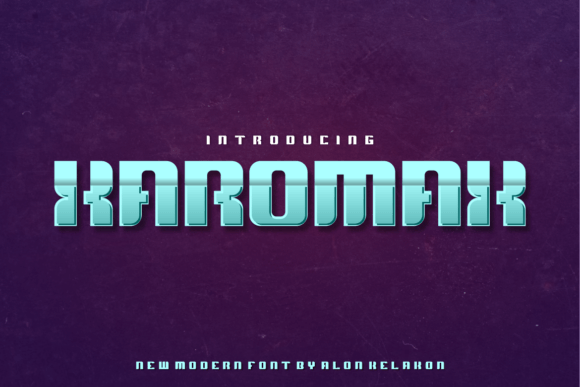 Xaromax: A Cool and Modern Display Font for Small Business Branding